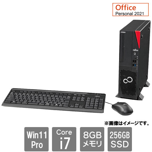 富士通 バリュー ESPRIMO FMVD6000JP [ESPRIMO D7014/RX(Core i7-14700 8GB SSD256GB SM Win11Pro Personal2021)]