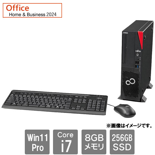 富士通 バリュー ESPRIMO FMVD6000KP [ESPRIMO D7014/RX(Core i7-14700 8GB SSD256GB SM Win11Pro H&B2024)]