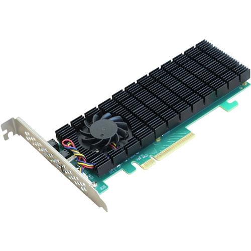 HighPoint SSD6202A [PCIe Gen3 x8 NVMe RAID Controller 2x M.2 (2242/2260/2280) NVMe port]