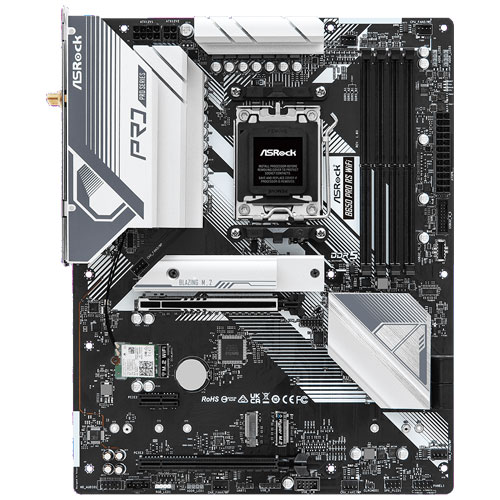 ASRock B650 Pro RS WiFi [マザーボード AMD B650/Socket AM5/DDR5/2.5GbE/Wi-Fi 6E/ATX Thunderbolt AIC対応]