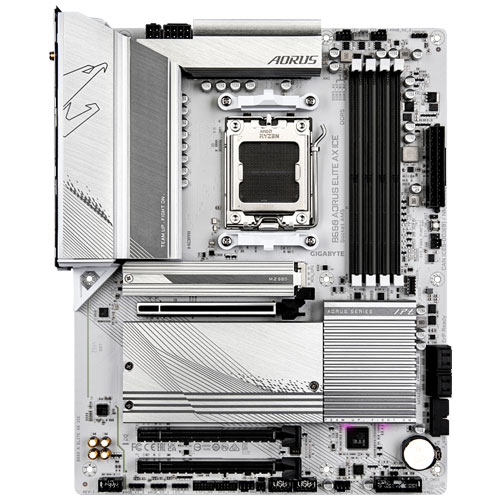 ギガバイト B650 AORUS ELITE AX ICE [マザーボード AMD B650/Socket AM5/DDR5/2.5GbE/Wi-Fi 6E/ATX]