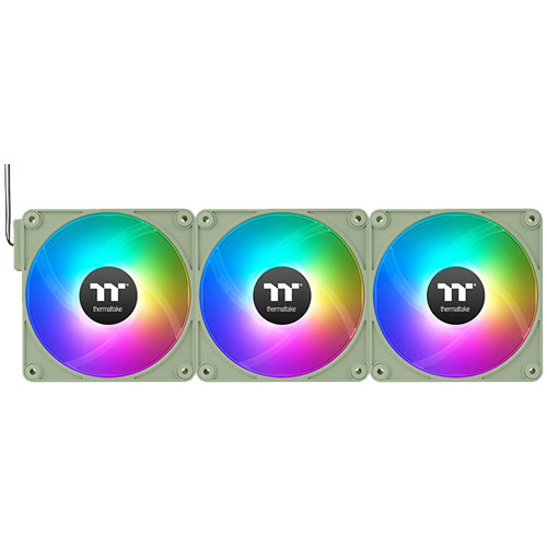 Thermaltake CL-F197-PL14MG-A [CT140 EX ARGB Sync PC Cooling Fan 3 Fan Pack Matcha Green]