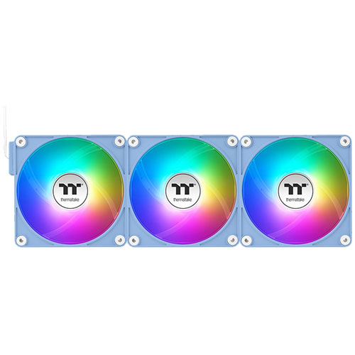 Thermaltake CL-F196-PL12BU-A [CT120 EX ARGB Sync PC Cooling Fan 3 Fan Pack Hydrangea Blue]