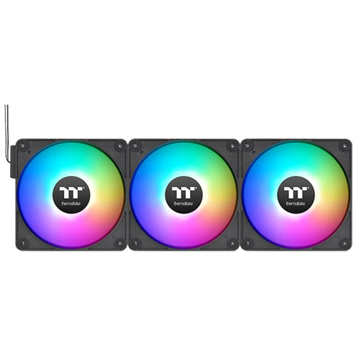 Thermaltake CL-F181-PL12SW-A [CT120 EX ARGB Sync PC Cooling Fan 3 Fan Pack Black]