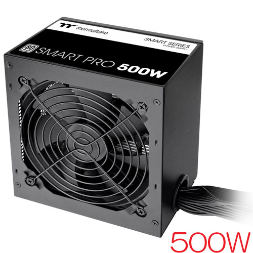 Thermaltake PS-SPD-0500NNFAWJ-1 [ATX電源 80PLUS STANDARD認証 Smart Pro 500W]