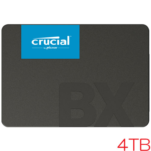 CT4000BX500SSD1JP [4TB Crucial BX500 3D NAND SATA 2.5インチ SSD 国内正規代理店品 3年保証]