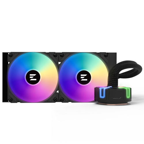 ZALMAN Reserator5 Z24 ARGB Black [水冷一体型CPUクーラー 240mmサイズラジエータ ARGBファン ブラック]