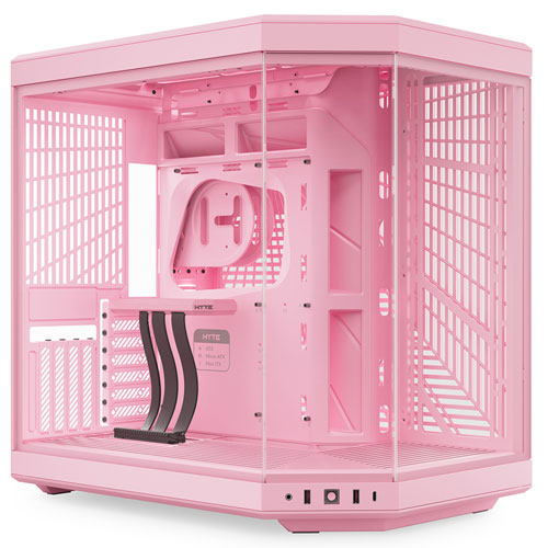 Y70 Strawberry Milk [PCケース ピラーレス式パノラマガラス デュアルチャンバー設計 ストロベリーミルク]