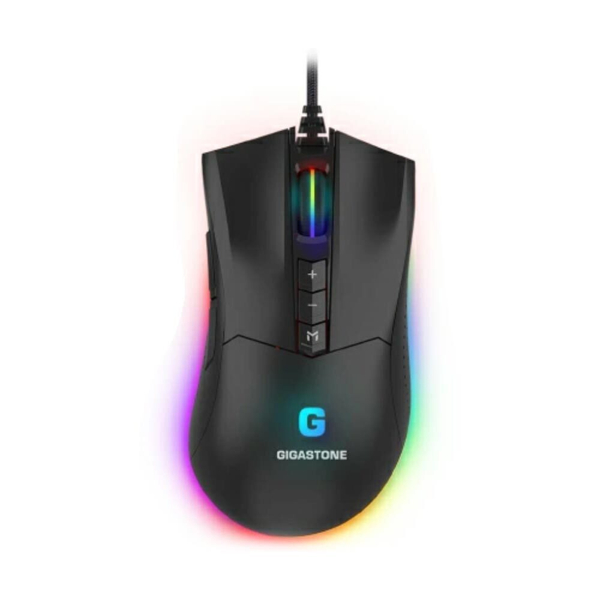 Gigastone Gaming GM-XB GM-X041B [ゲーミングマウス 12000 DPI 有線 RGB]