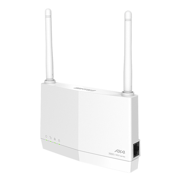 バッファロー WEX-3000AX4EA [無線LAN中継機11ax/ac/n/a/g/b2401+573Mbps]