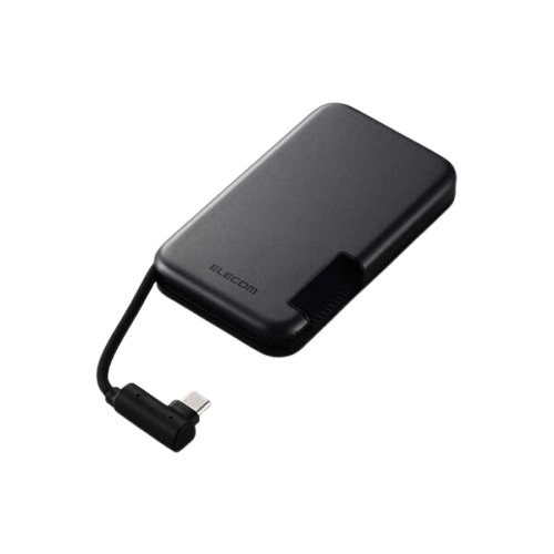 エレコム ESD-EPB0500GBK [外付けSSD/USB3.2 Gen2/Type-C/500GB/ブラック]