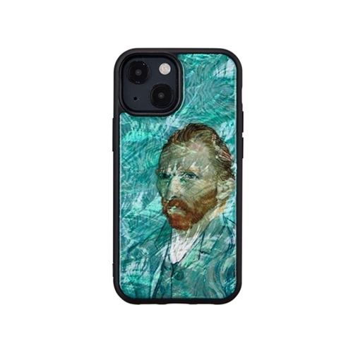 ikins I21030i13MN [天然貝ケース for iPhone 13 mini 自画像]