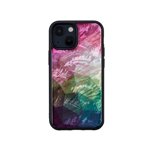 ikins I21041i13MN [天然貝ケース for iPhone 13 mini Water flower]