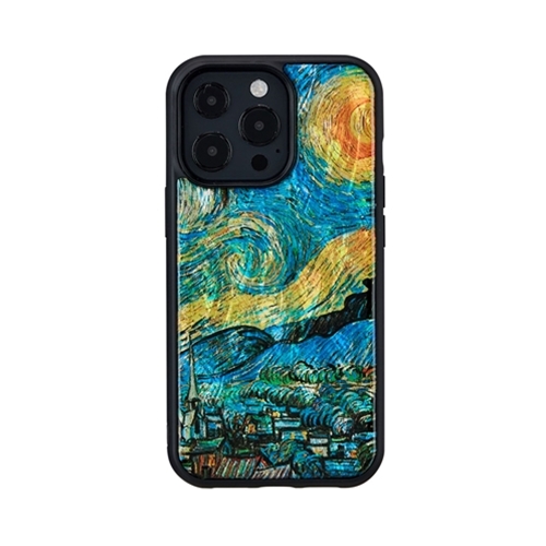 ikins I21071i13P [天然貝ケース for iPhone 13 Pro 星月夜]