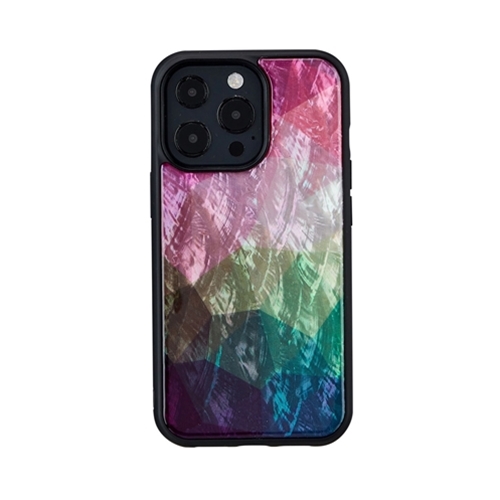 ikins I21075i13P [天然貝ケース for iPhone 13 Pro Water flower]