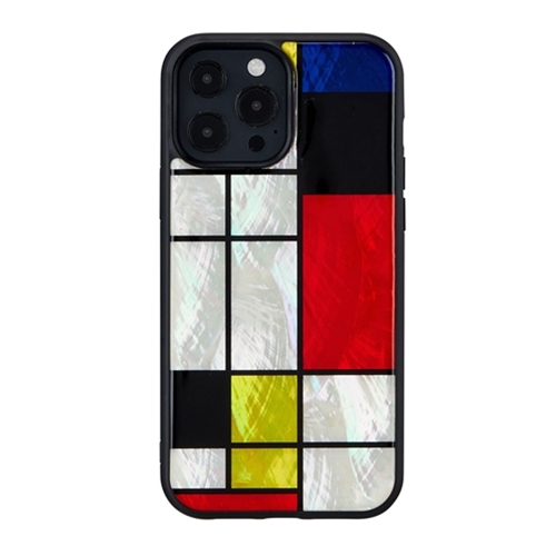 ikins I21081i13PM [天然貝ケース iPhone 13 Pro Max Mondrian]