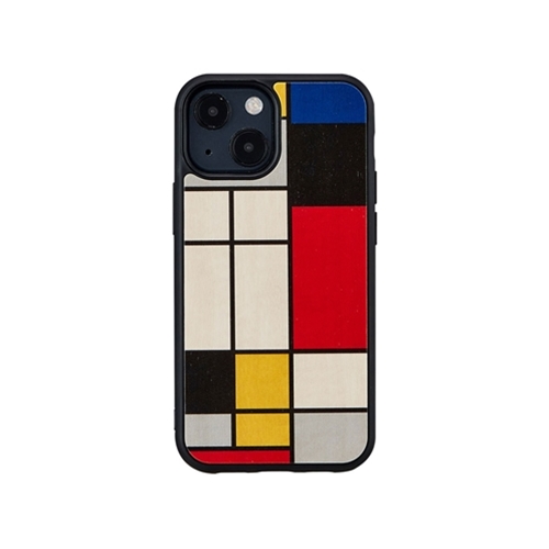 ikins I21218i13MN [天然木ケース for iPhone 13 mini Mondrian Wood]