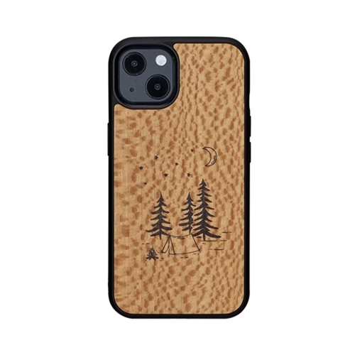 ikins 天然木ケース for iPhone 13 camp I21223i13