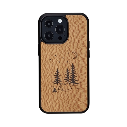 ikins I21235i13P [天然木ケース for iPhone 13 Pro camp]
