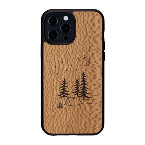 ikins I21243i13PM [天然木ケース for iPhone 13 Pro Max Camp]