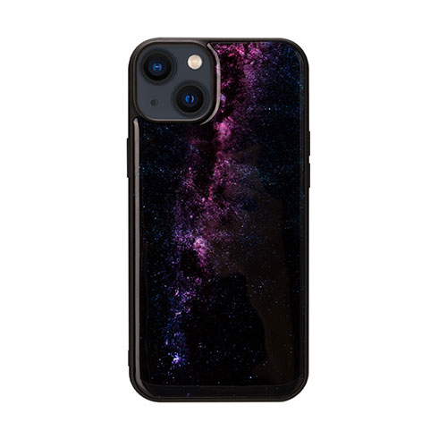 ikins I23606i14M [天然貝ケース for iPhone 14 Plus Milky way  背面カバー型]
