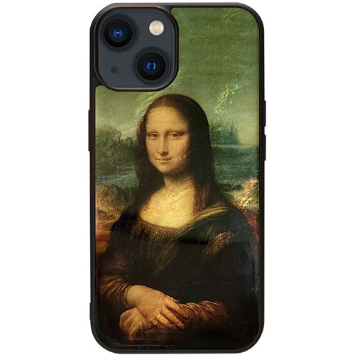 ikins I25459i15 [天然貝ケース for iPhone 15 モナ・リザ]