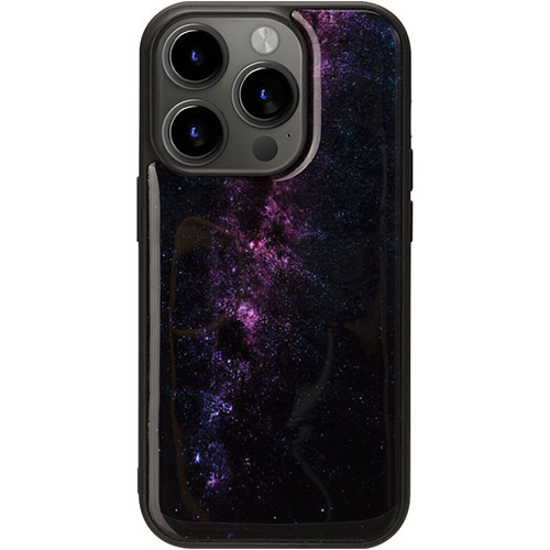 ikins I25487i15PR [天然貝ケース for iPhone 15 Pro Milky way]