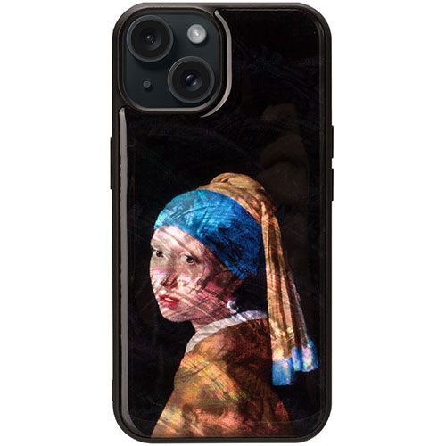 ikins I26506i15 [MagSafe対応天然貝ケース for iPhone 15 真珠の耳飾りの少女]
