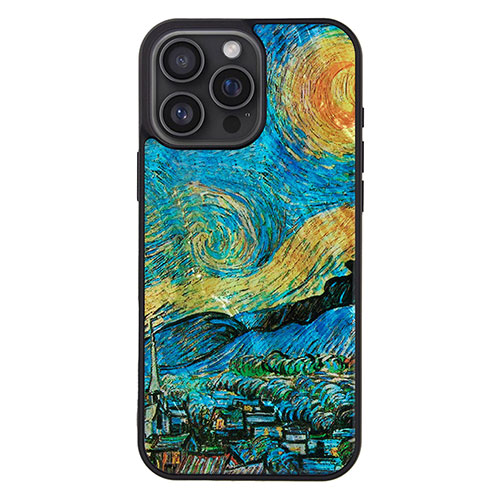 ikins I27086i16PM [天然貝ケース for iPhone 16 Pro Max 星月夜]