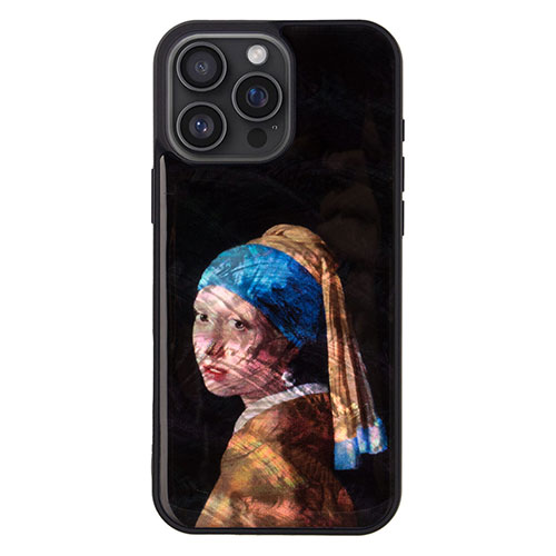 ikins I27092i16PM [天然貝ケース for iPhone 16 Pro Max 真珠の耳飾りの少女]