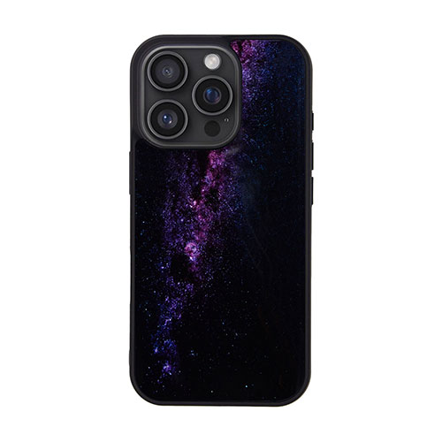 ikins I27113i16PR [天然貝ケース for iPhone 16 Pro Milky way]