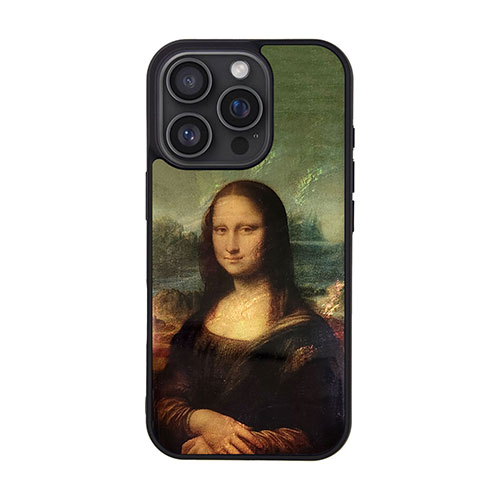ikins I27118i16PR [天然貝ケース for iPhone 16 Pro モナ・リザ]