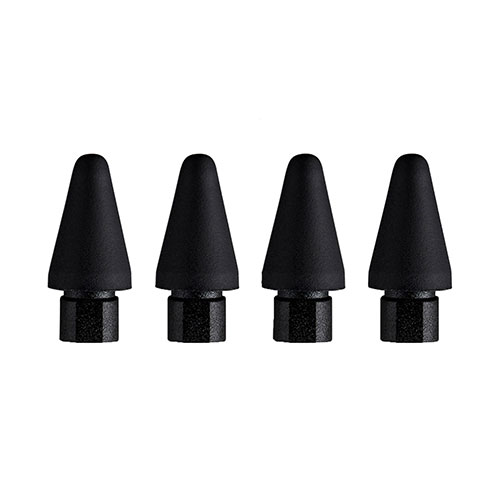 ifeli IF00062 [Apple Pencil用 一体型TPUカバー付きチップ(4個入り) ブラック]