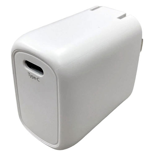 磁気研究所 HD-AC1P30WH [USB充電器 PD30W GaN採用 Type-Cx1ポート スイングプラグ採用 ホワイト]