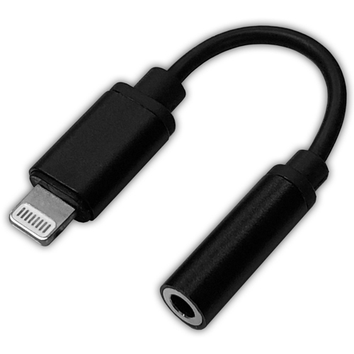 磁気研究所 HD-LHAABK [Audio Adapter with Lightning 3.5mm ピンプラグオーディオアダプタ ブラック]