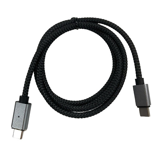 磁気研究所 HD-MGTCC1001BK [PD100W対応マグネット充電ケーブル Type-C to Type-C ブラック]