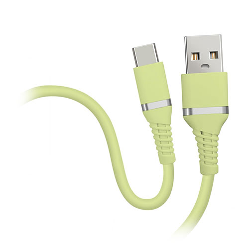 磁気研究所 HD-SACC1GN [やわらかケーブル USB-A to Type-C ピスタチオグリーン]
