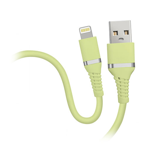 磁気研究所 HD-SLAC1GN [やわらかケーブル USB-A to Lightning ピスタチオグリーン]