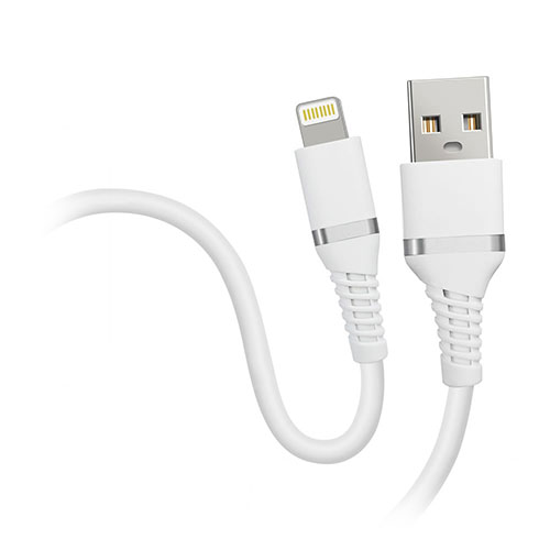 磁気研究所 HD-SLAC1WH [やわらかケーブル USB-A to Lightning ホワイト]