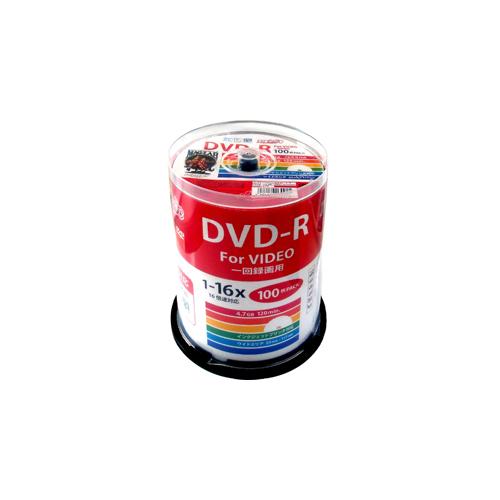 磁気研究所 HDDR12JCP100 [DVD-R 4.7GB 100枚スピンドル CPRM対応 ワイドプリンタブル]