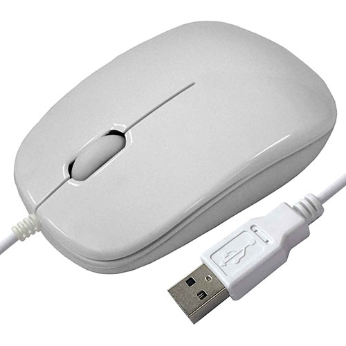 磁気研究所 HDM-2106WHX10 [【10個セット】 有線マウス ホワイト]