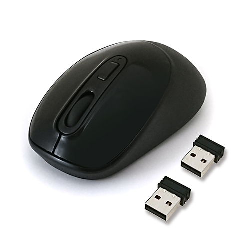 磁気研究所 HDM-7146BKX5 [【5個セット】 PC2台に接続して簡単に切り替え 2レシーバー付 ワイヤレスマウス]
