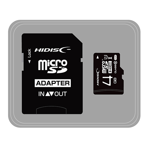 磁気研究所 HDMCSDH4GCL10UIJP3X5 [【5個セット】 microSDHC 4GB CLASS10 UHS-1対応 Read70 SD変換アダプタ付き]