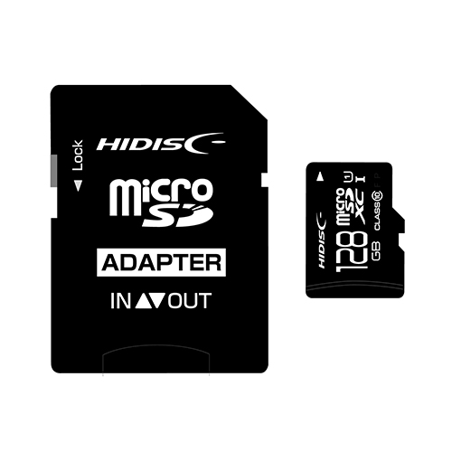 磁気研究所 HDMCSDX128GCL10UIJP3 [microSDHCカード 128GB CLASS10 UHS-1対応 SD変換アダプタ付き]