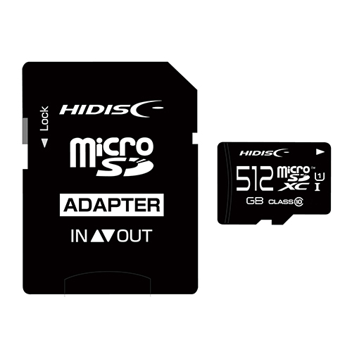 磁気研究所 HDMCSDX512GCL10UIJP3 [microSDXC 512GB A2 V30 CLASS10 UHS-1 Class3対応 SD変換アダプタ付き]