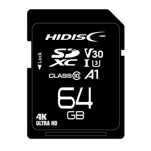 磁気研究所 HDSDX64GCL10V30 [超高速SDXCカード 64GB CLASS10 UHS-I Speed class3 A1対応]