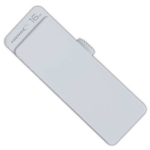 磁気研究所 HDUF127S16G2X5 [【5個セット】 USB 2.0 フラッシュドライブ 16GB 白 スライド式]