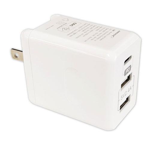 磁気研究所 ML-PDC1U2P32WH [USB PD対応 Type-C/A 32W AC充電器]