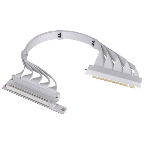 AC-077-CO6OTN-C1 [PCI-E 4.0 Dual 90 Degree Riser Cable 400mm Snow]