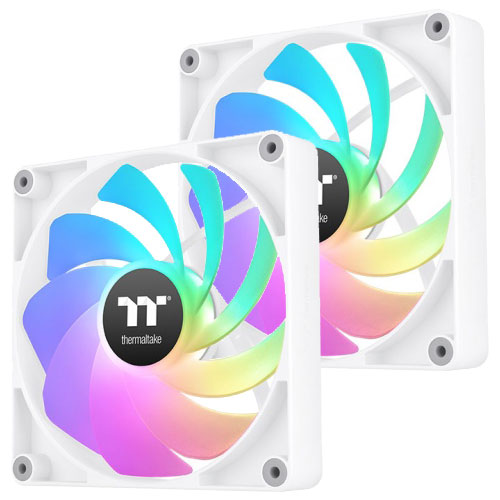 Thermaltake CL-F176-PL14SW-A [CT140 Reverse ARGB Sync PC Cooling Fan White 2 Pack]